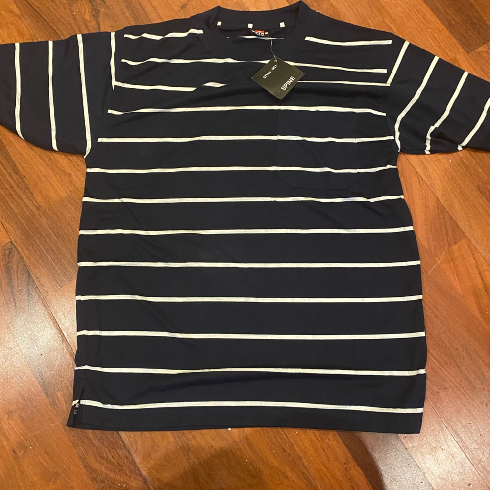 Navy Striped T-Shirt